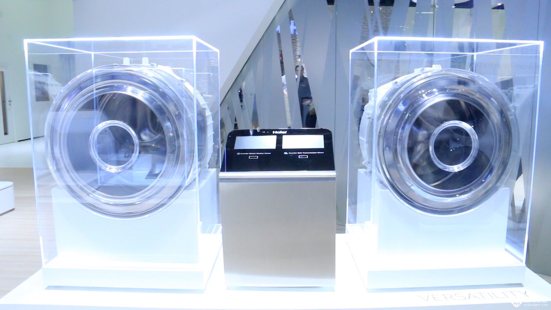 [视频直击IFA]:安静平稳震撼欧洲 海尔直驱洗衣机现场体验 智能公会