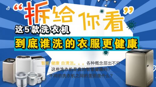 随着人们生活水平的提高，现代洗衣机用户开始更多关注智能、健康.....市面上也出现一批具有“自清洁”功能的健康洗衣机，然而这些...