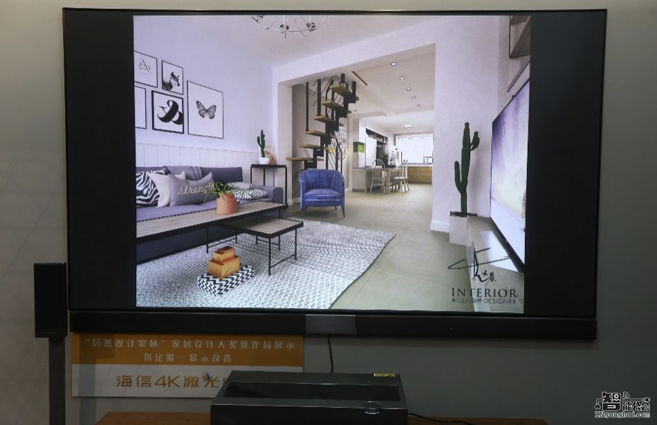 海信4K激光电视现身BIFF 应邀展示高端家居设计作品 智能公会