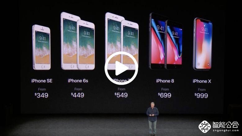 iPhone X售价近万！2分钟回顾昨晚苹果发布会  智能公会