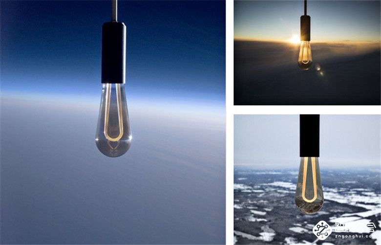 飞到云层去旅行的LED灯泡 将光芒带到了地球与太空边缘    智能公会