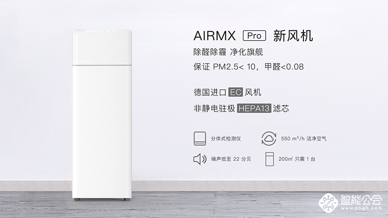 呼吸健康2.0时代 AIRMX打造后装式新风系统新旗舰 智能公会