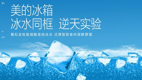 美的冰箱“冰水同框”逆天实验-模拟金枪鱼细胞液结冰点·还原极致食材保鲜原理 亲眼见证硬核保鲜实力