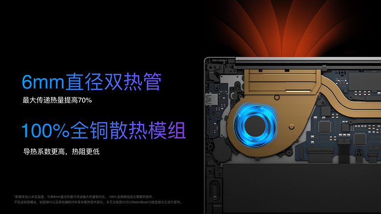 RedmiBook 13全新飓风专业散热系统 让高性能全面发挥 首发4499元起 智能公会