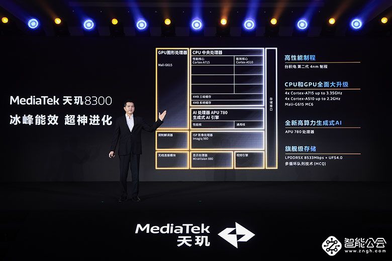 MediaTek发布天玑8300移动芯片，全面革新推动端侧生成式AI创新 智能公会