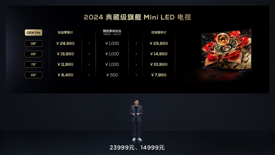 开启视听新纪元，TCL发布2024典藏旗舰新品电视Q10K pro