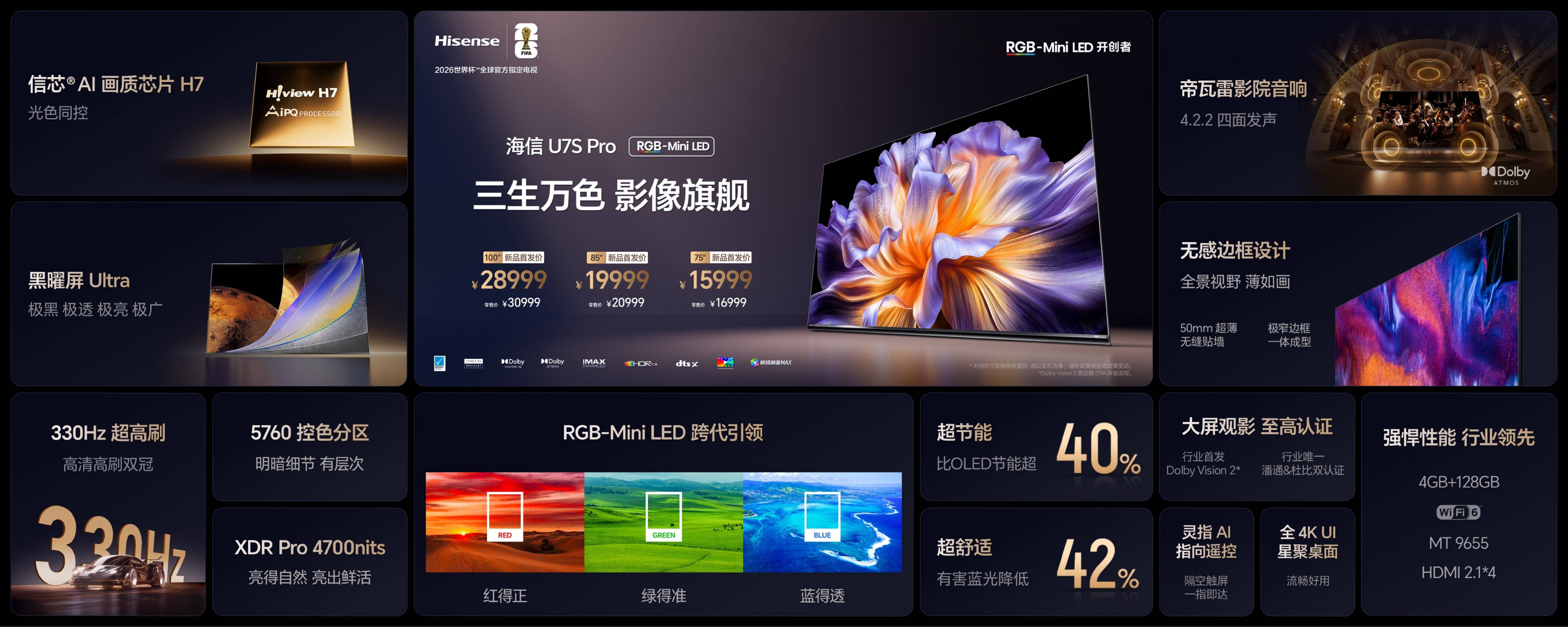 海信RGB-Mini LED双旗舰电视发布，首发售价15999元起 智能公会